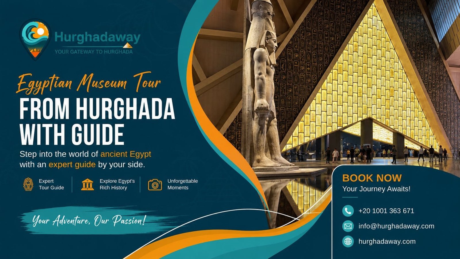 Egyptian Museum Tour from Hurghada with Guide