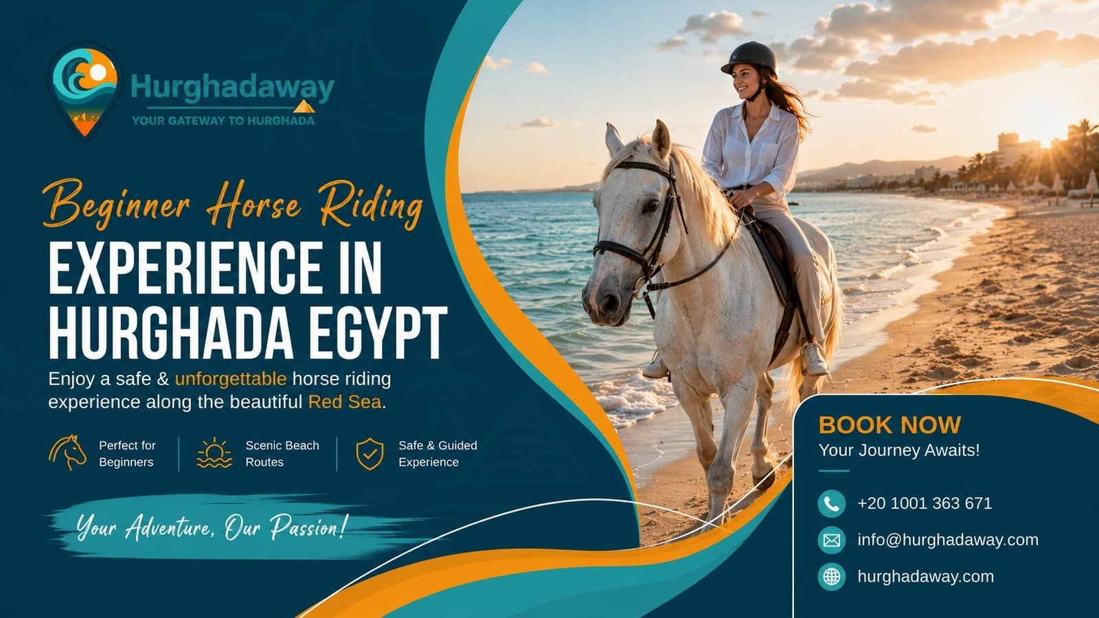 Beginner Horse Riding Experience in Hurghada Egypt